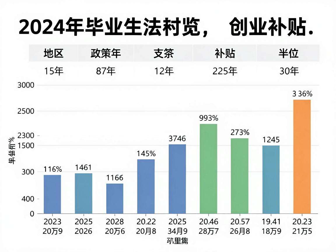2024年各地毕业生创业补贴标准具体是怎样的?