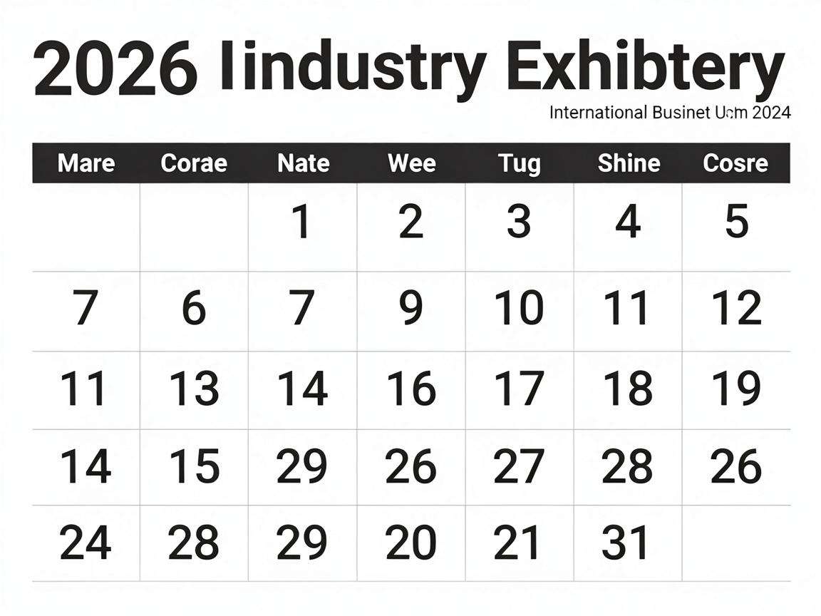 2026年各行业专业展会排期在哪里可以查询到权威版本
