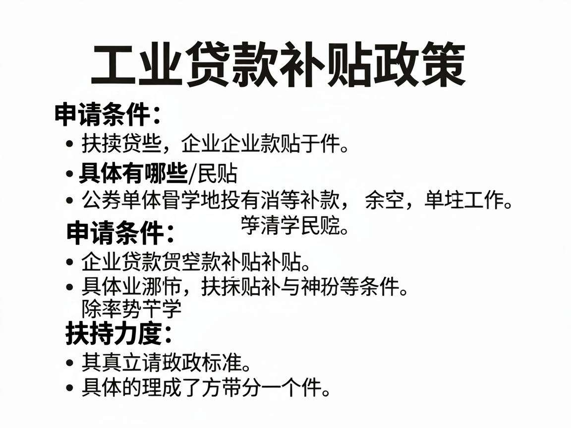 创业贷款补贴政策具体有哪些申请条件和扶持力度
