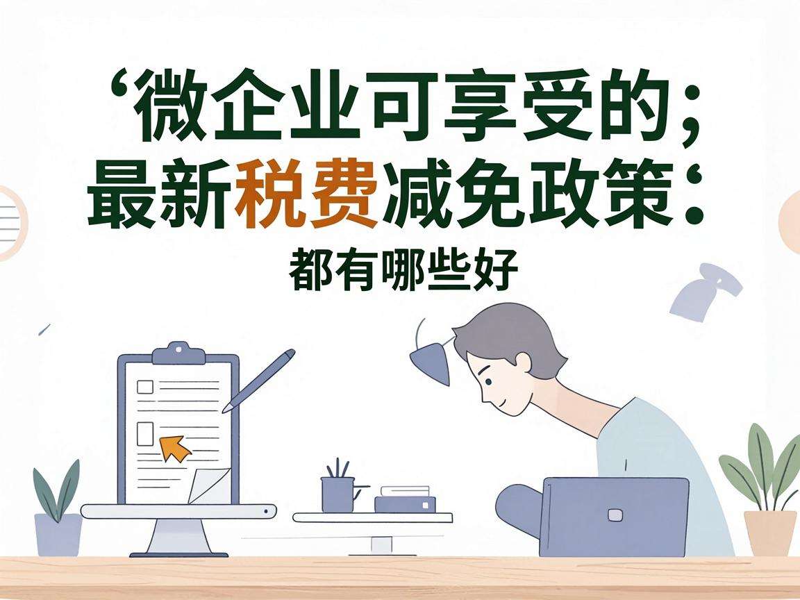 小微企业可享受的最新税费减免政策都有哪些利好