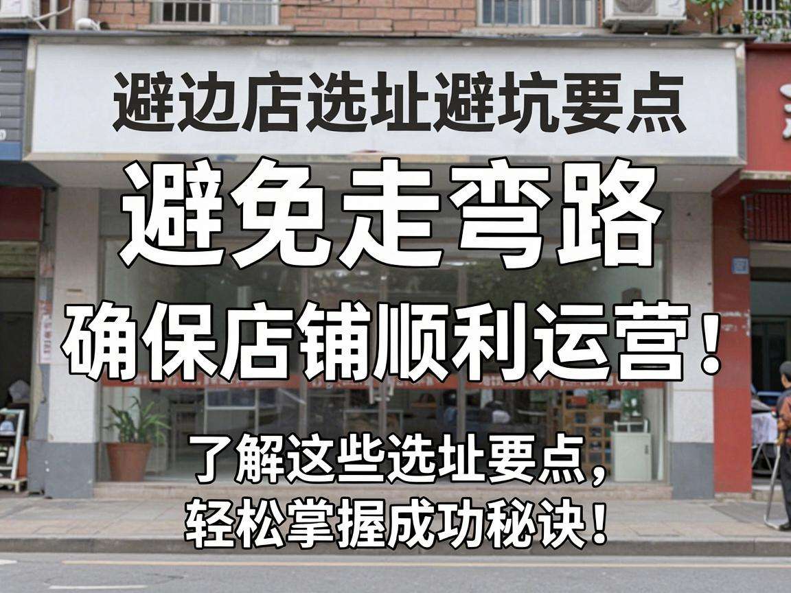 开街边店想少走弯路这些选址避坑要点你都了解吗
