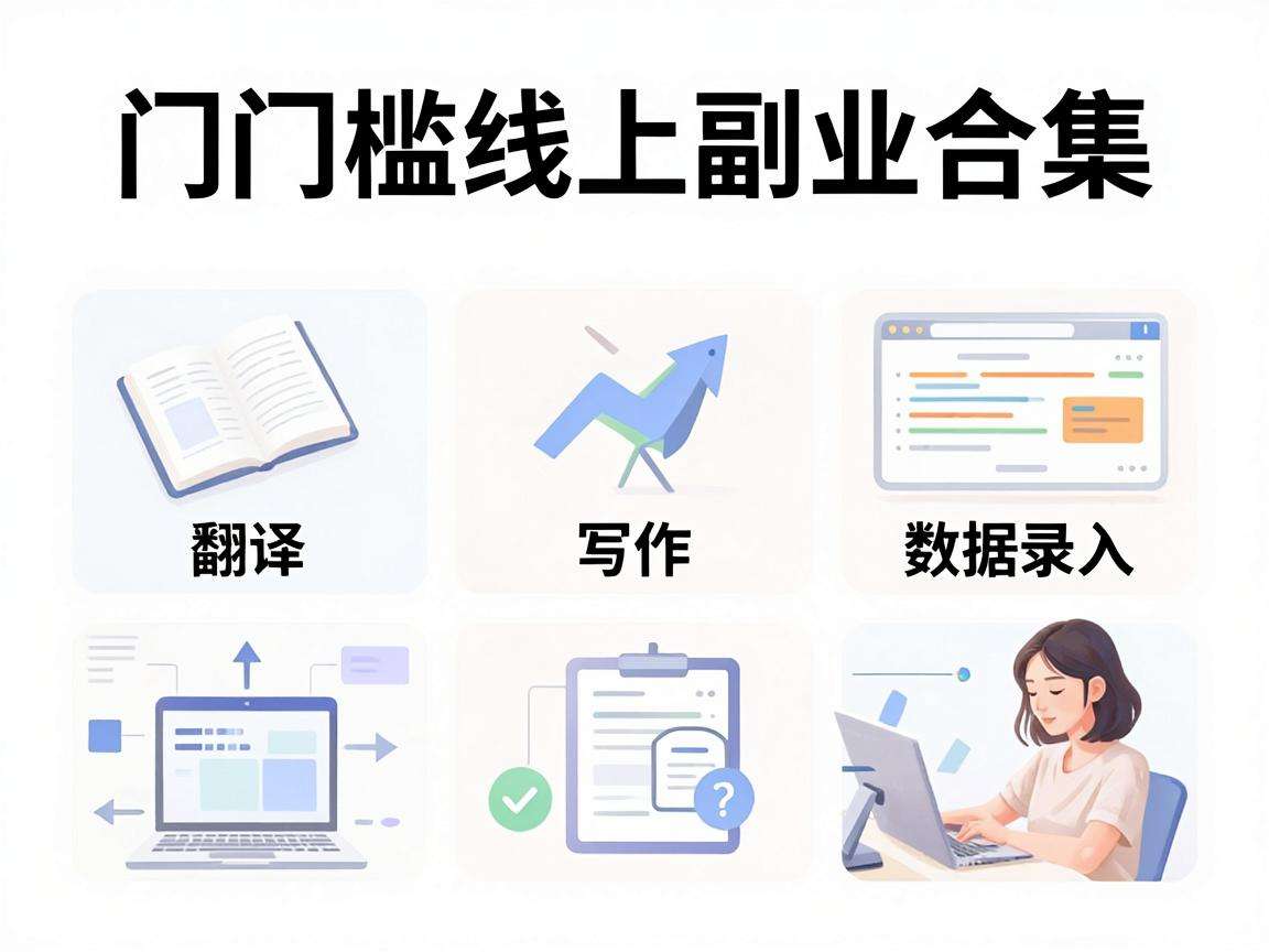 无门槛线上副业合集有哪些普通人就能做的靠谱选项
