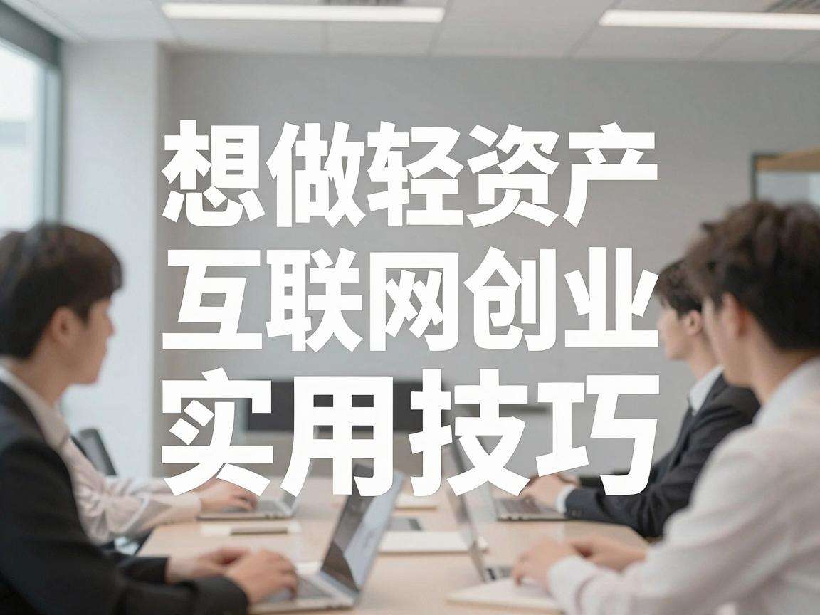 普通人想做轻资产互联网创业有哪些实用技巧