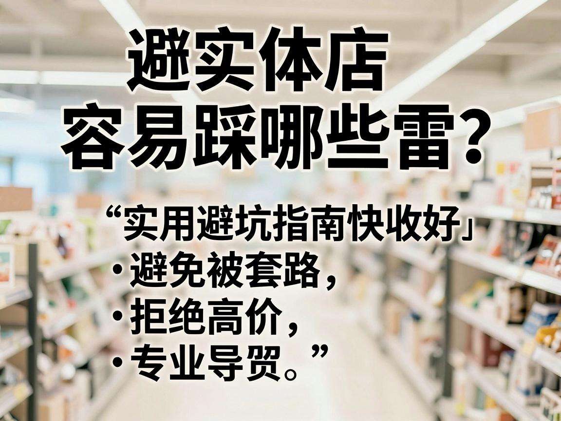 逛实体店容易踩哪些雷?这份实用避坑指南快收好