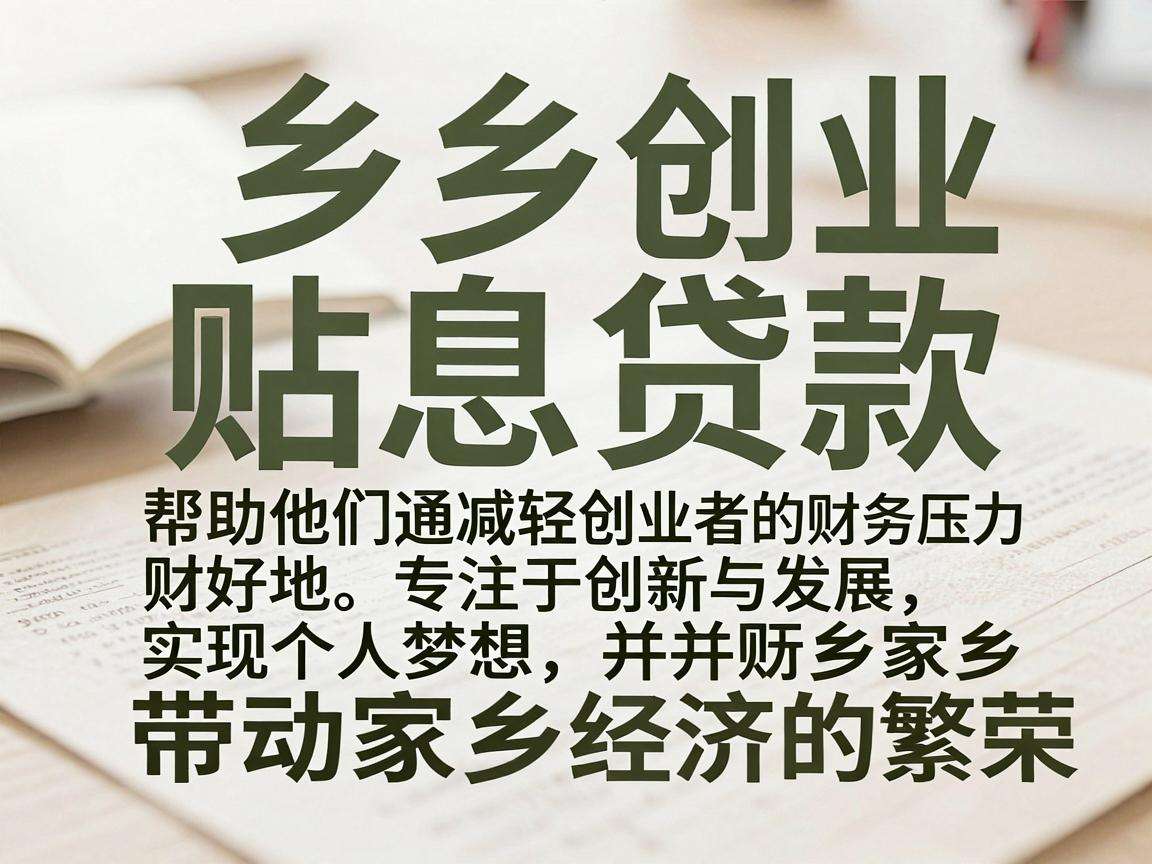 返乡创业贴息贷能给返乡创业者带来哪些实际帮扶