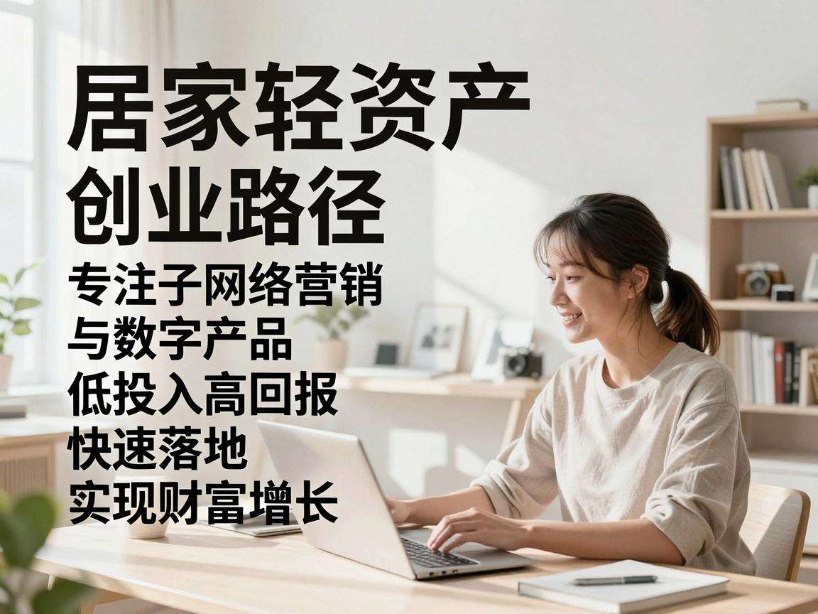 普通人居家轻资产创业路径有哪些可快速落地的选择