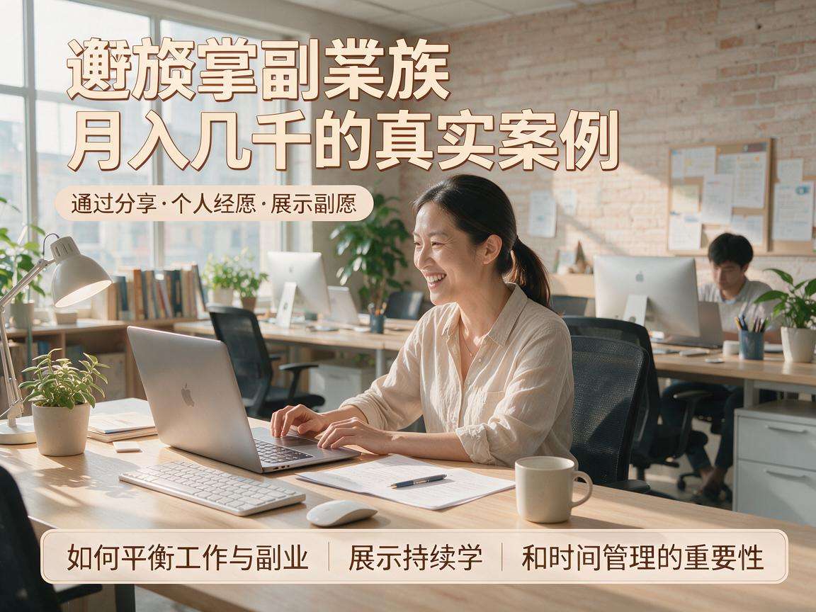 普通人靠副业月入几千的真实案例有哪些可复制经验
