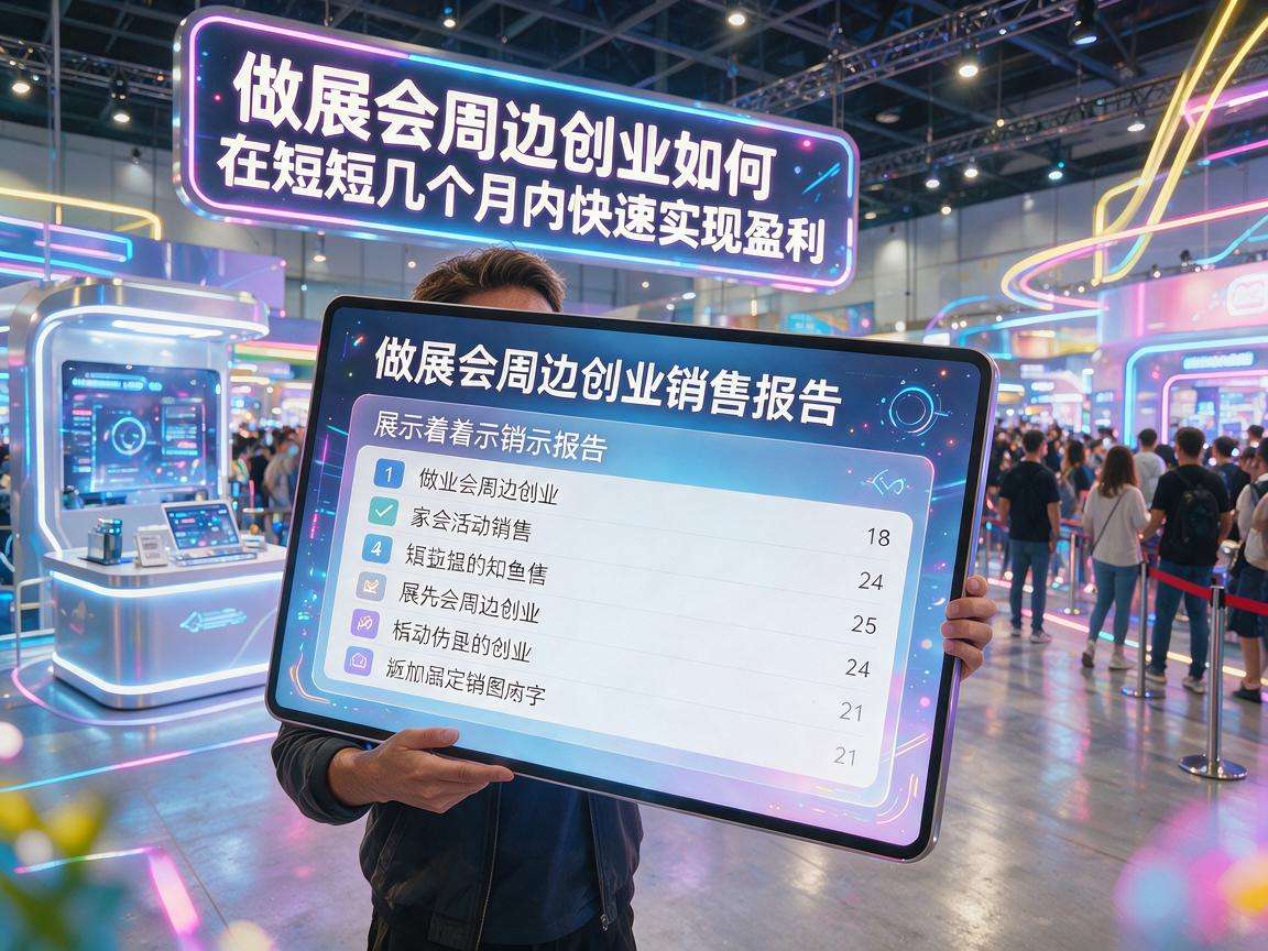 普通人做展会周边创业真的能快速实现盈利吗