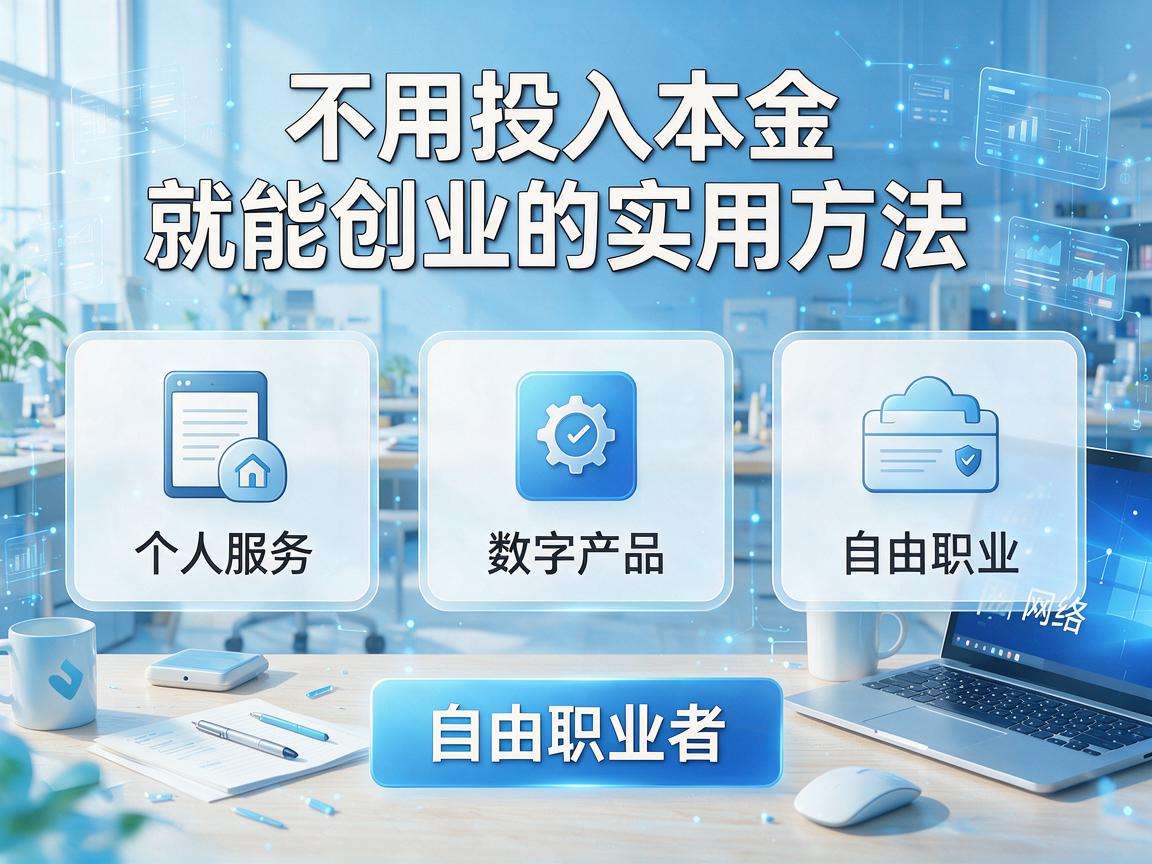 普通人不用投入本金就能创业的实用方法有哪些