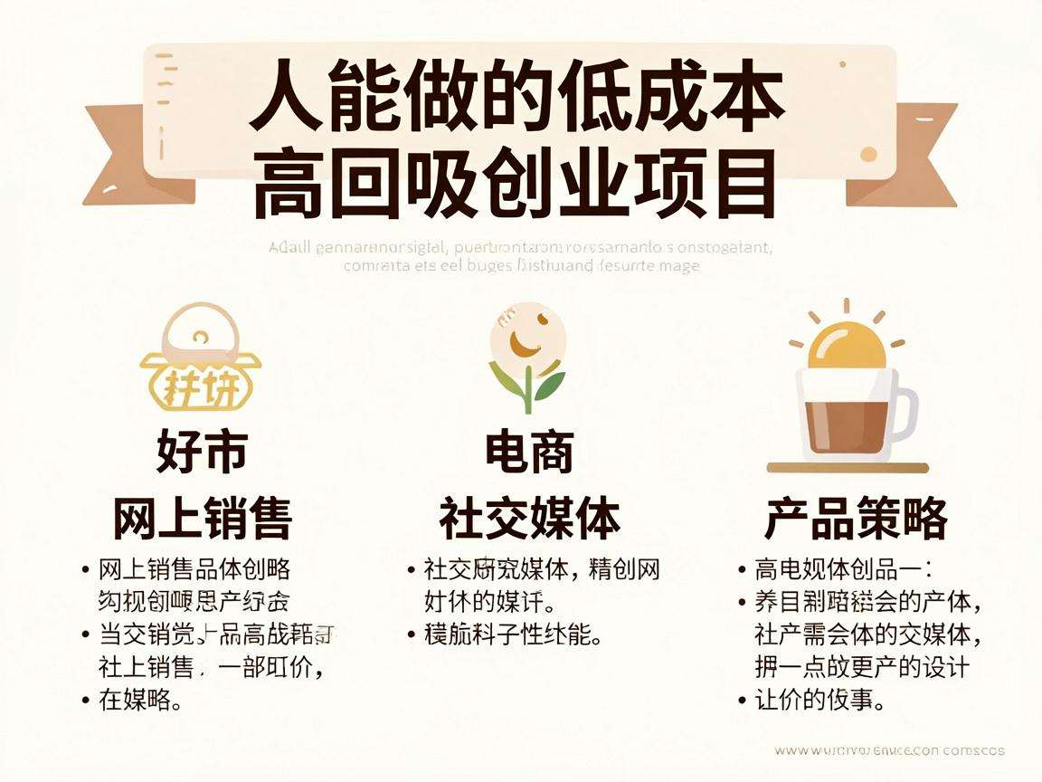 普通人能做的低成本高回报创业项目都有哪些