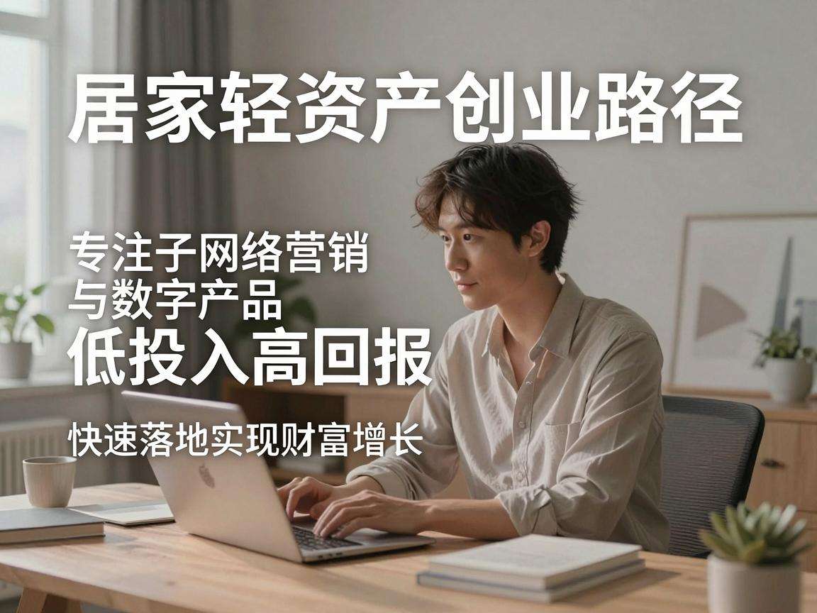 普通人居家轻资产创业路径有哪些可快速落地的选择