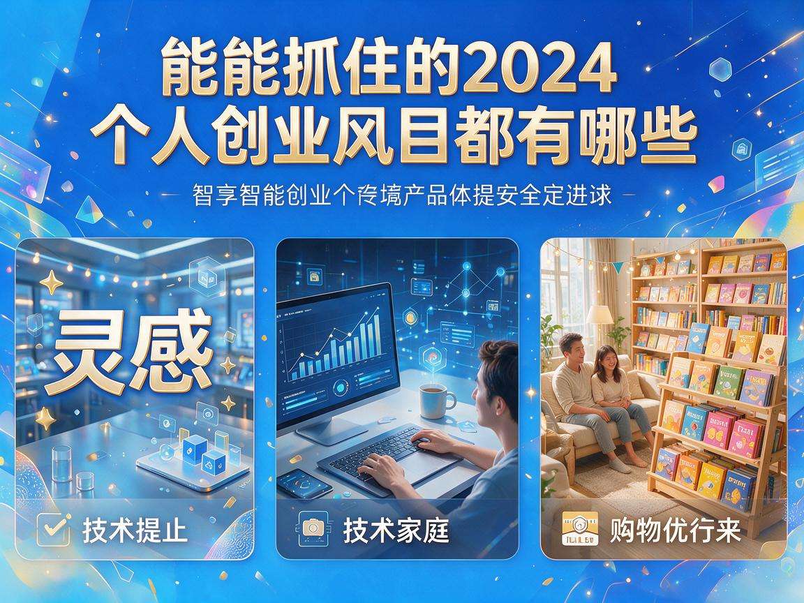 普通人能抓住的2024个人创业风口项目都有哪些