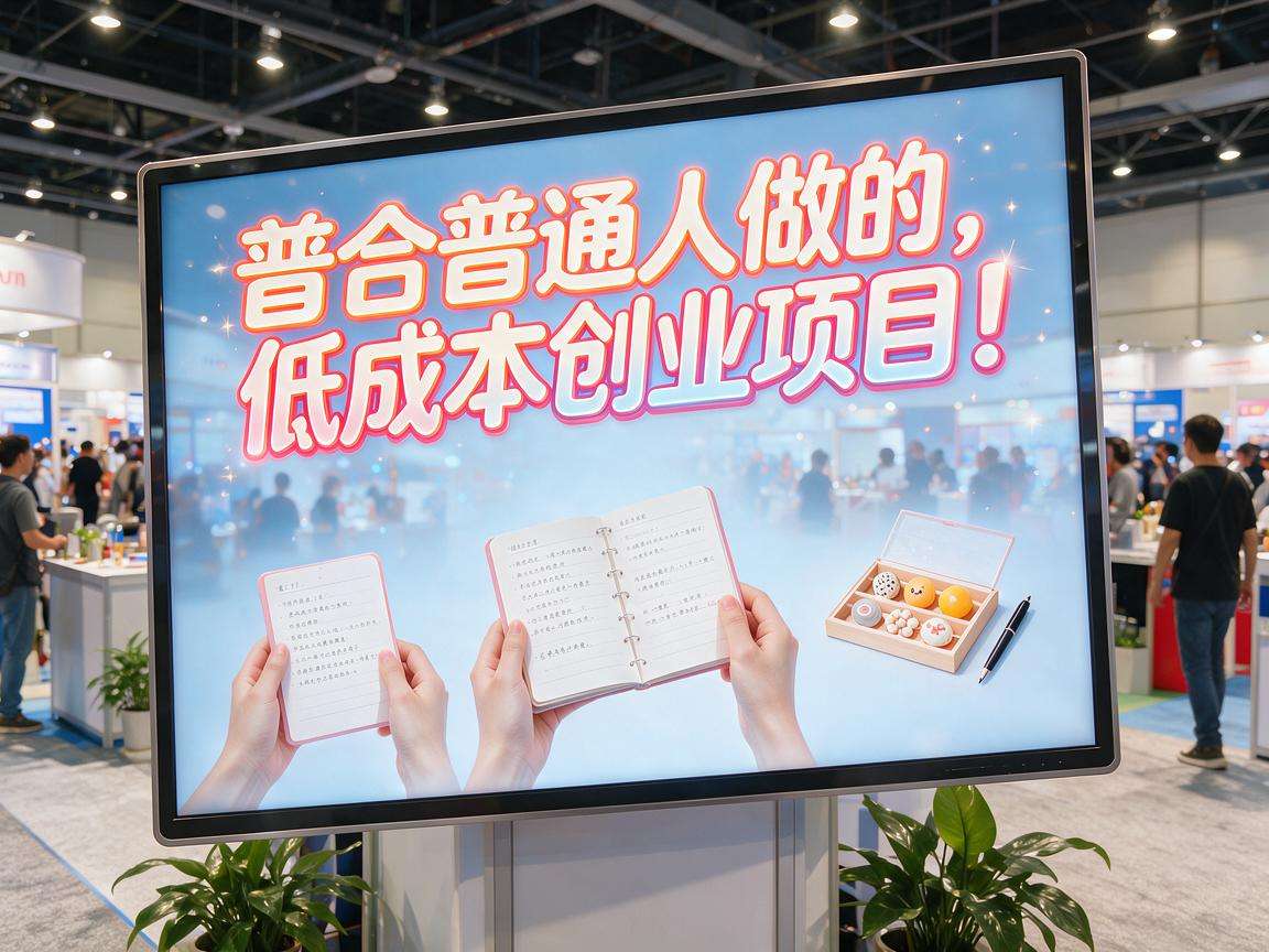 参加展会能找到哪些适合普通人做的低成本创业项目