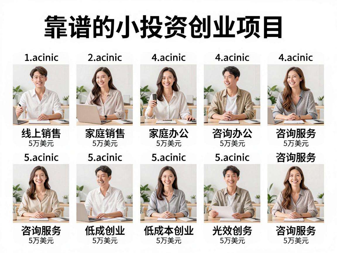 普通人想低成本创业有哪些靠谱的小投资创业项目合集