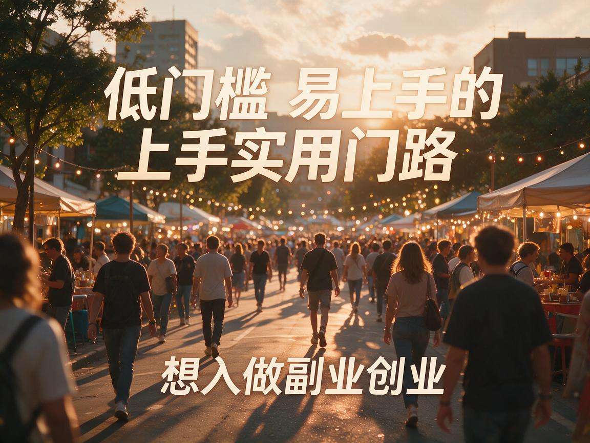 普通人想做副业创业有哪些低门槛易上手的实用门路
