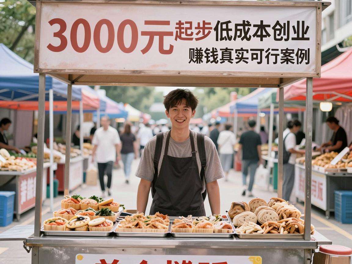 普通人3000元起步低成本创业赚钱有哪些真实可行案例