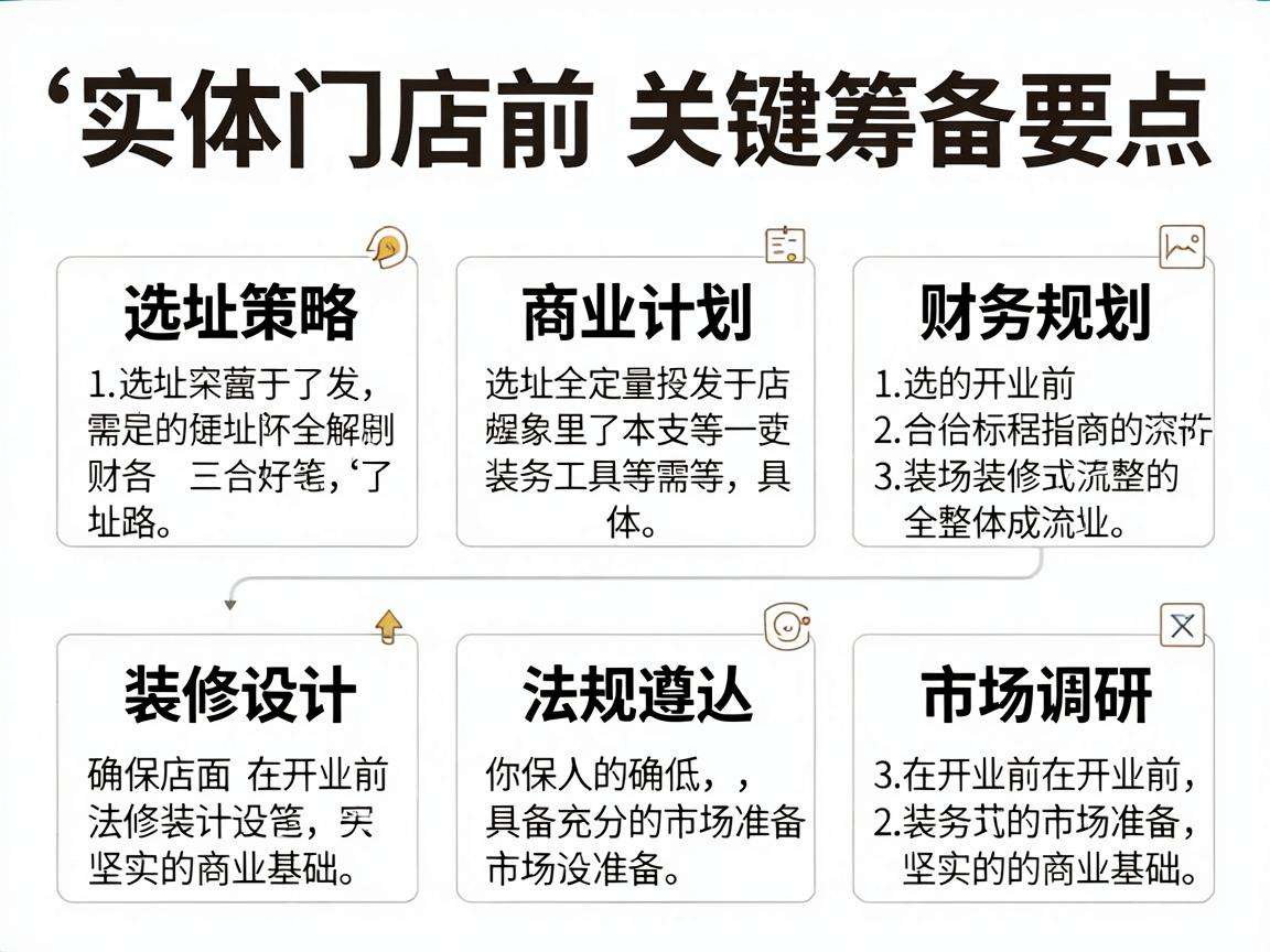 开实体门店前有哪些必须了解的筹备核心要点