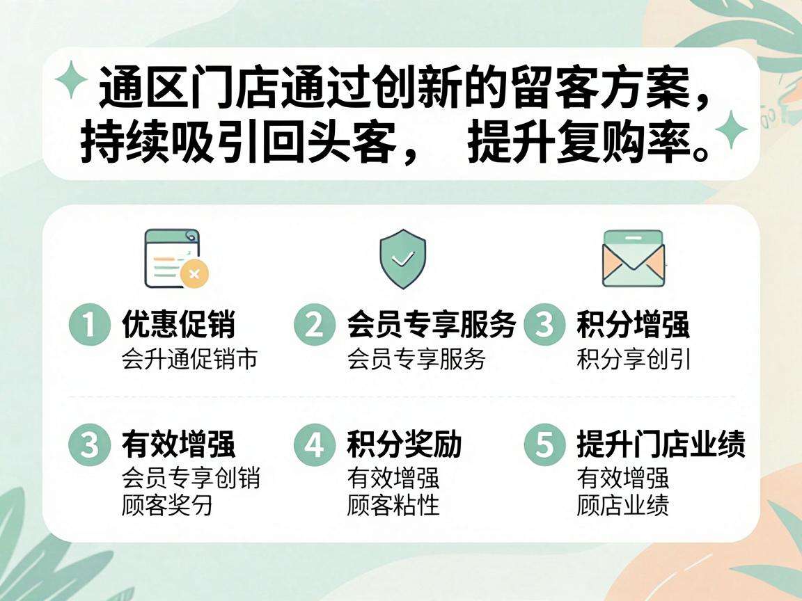 社区门店怎么做留客方案才能持续提升到店复购率