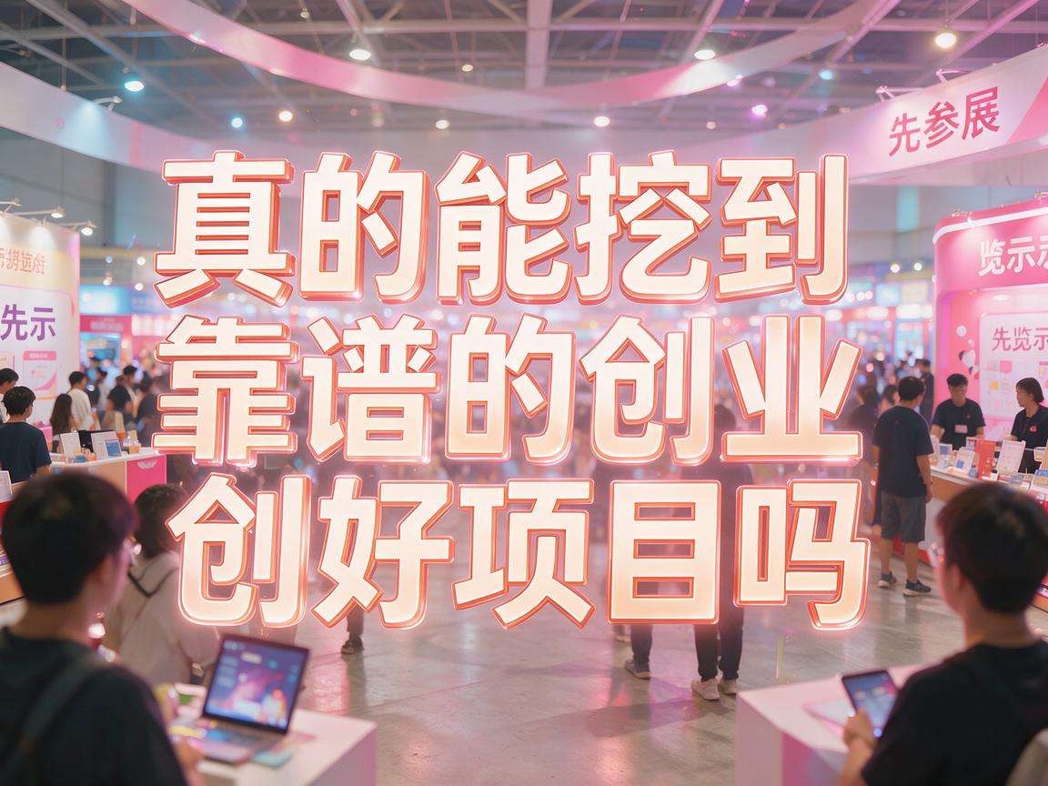 普通人去参展真的能挖到靠谱的创业好项目吗