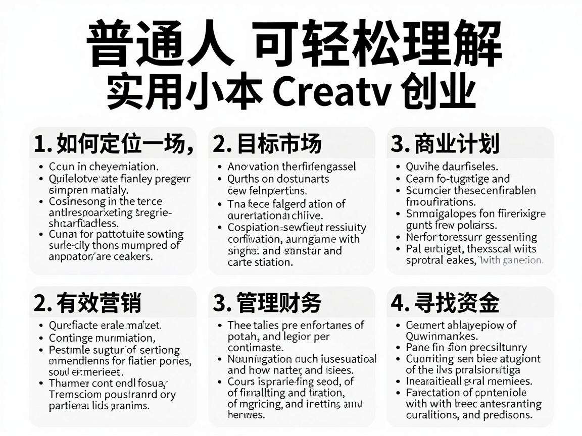 普通人想做小本创业有哪些实用可落地的攻略