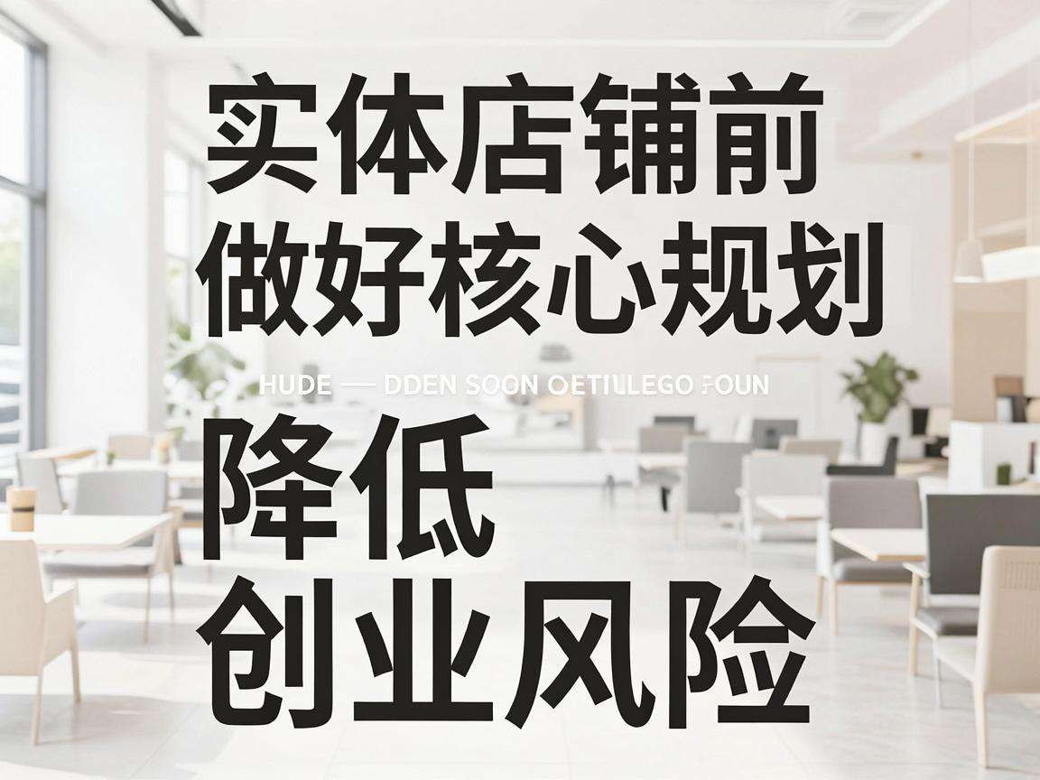 开实体店铺前要做好哪些核心规划才能降低创业风险