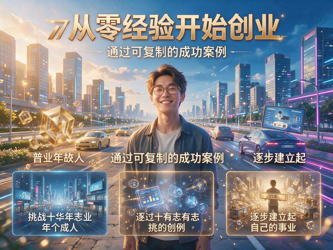 普通年轻人零经验个体创业有哪些可复制的成功案例