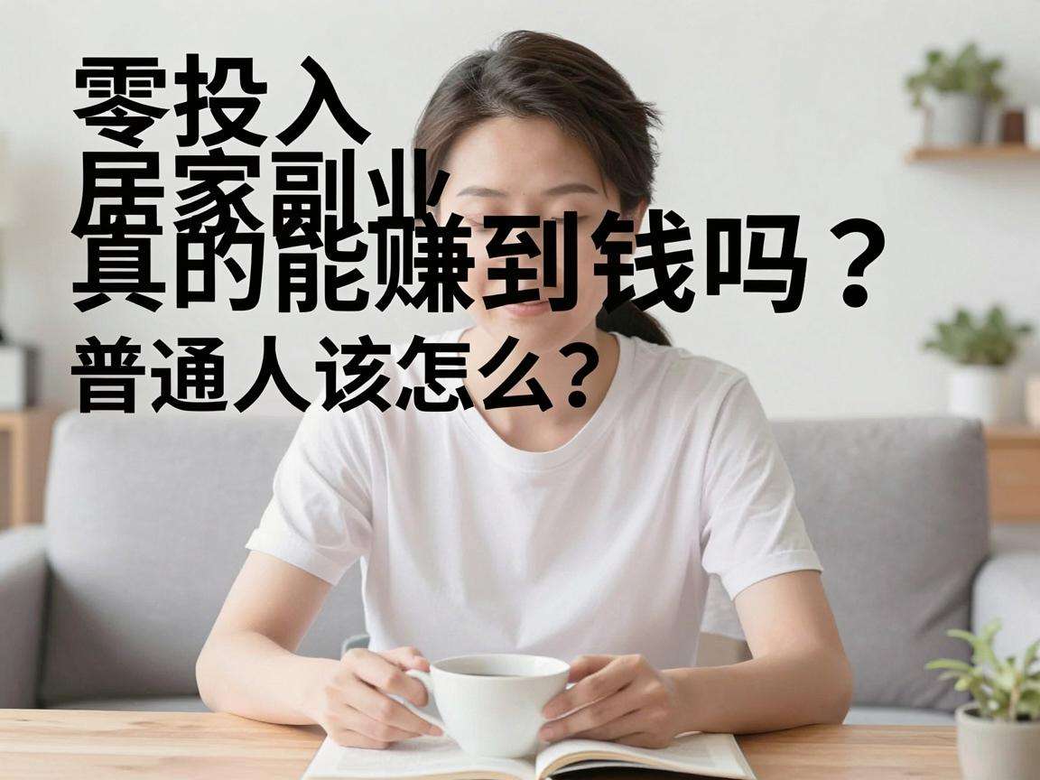 零投入居家副业真的能赚到钱吗?普通人该怎么入手?