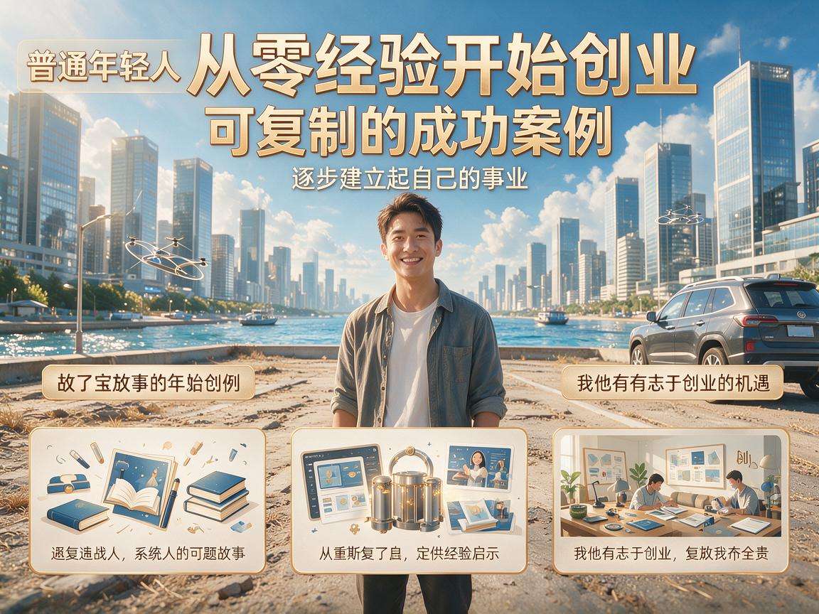 普通年轻人零经验个体创业有哪些可复制的成功案例
