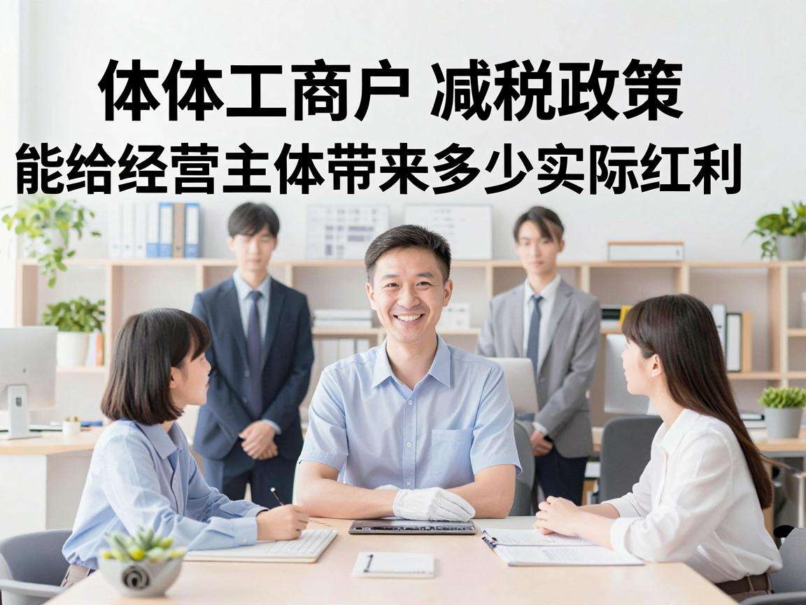 个体工商户减税政策能给经营主体带来多少实际红利