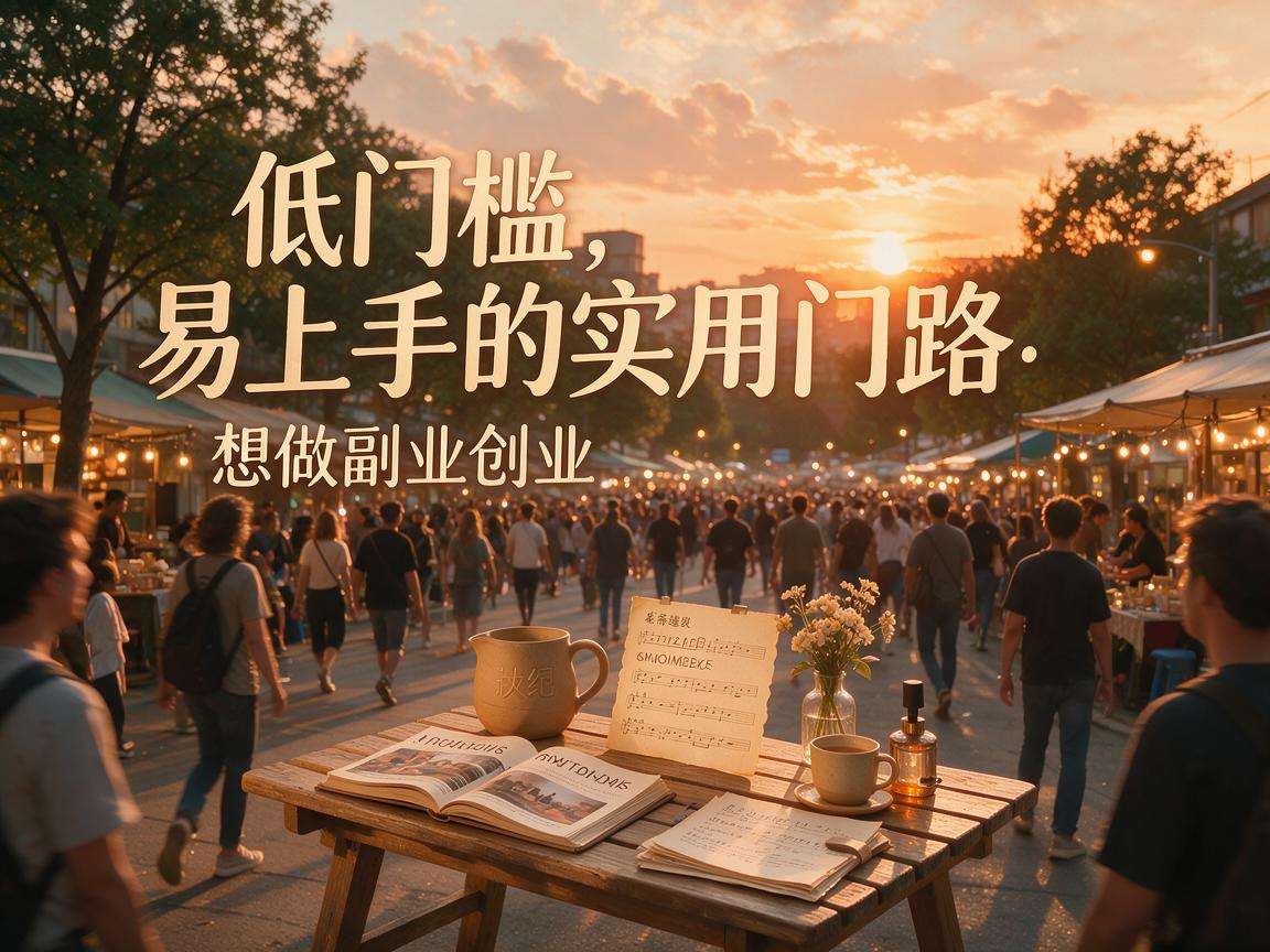 普通人想做副业创业有哪些低门槛易上手的实用门路