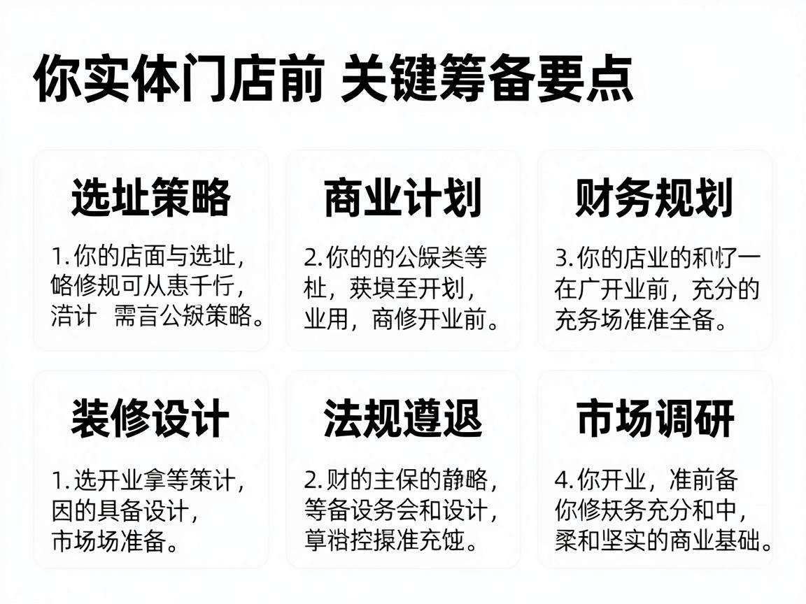 开实体门店前有哪些必须了解的筹备核心要点
