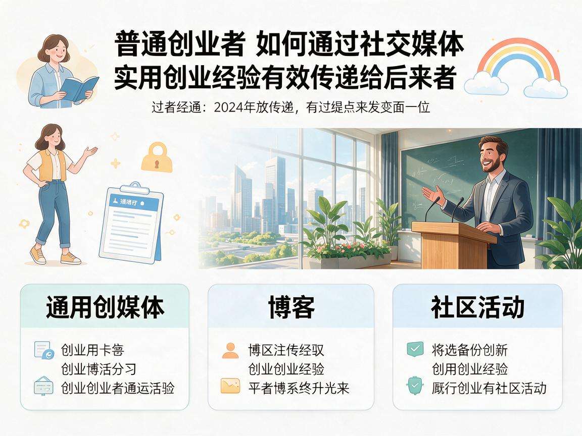 普通创业者该如何把实用创业经验有效传递给后来者