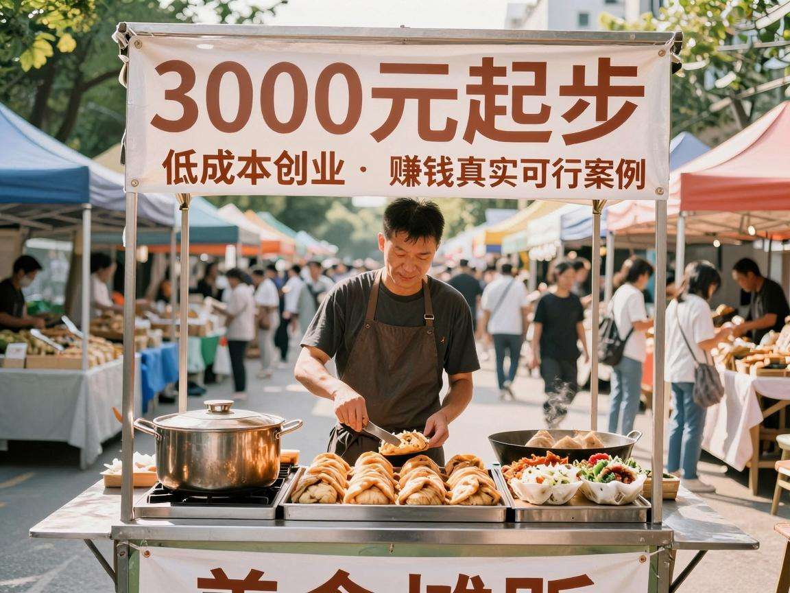 普通人3000元起步低成本创业赚钱有哪些真实可行案例