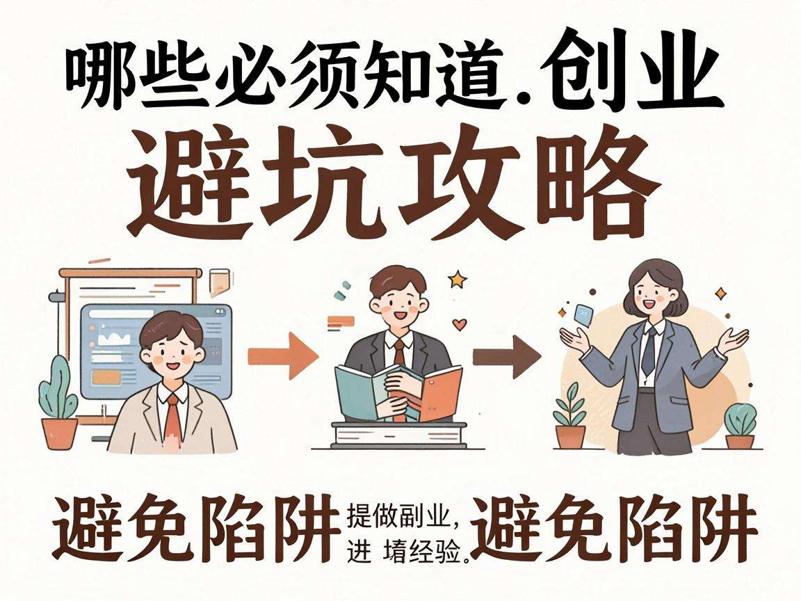 普通人想做副业创业有哪些必须知道的避坑攻略