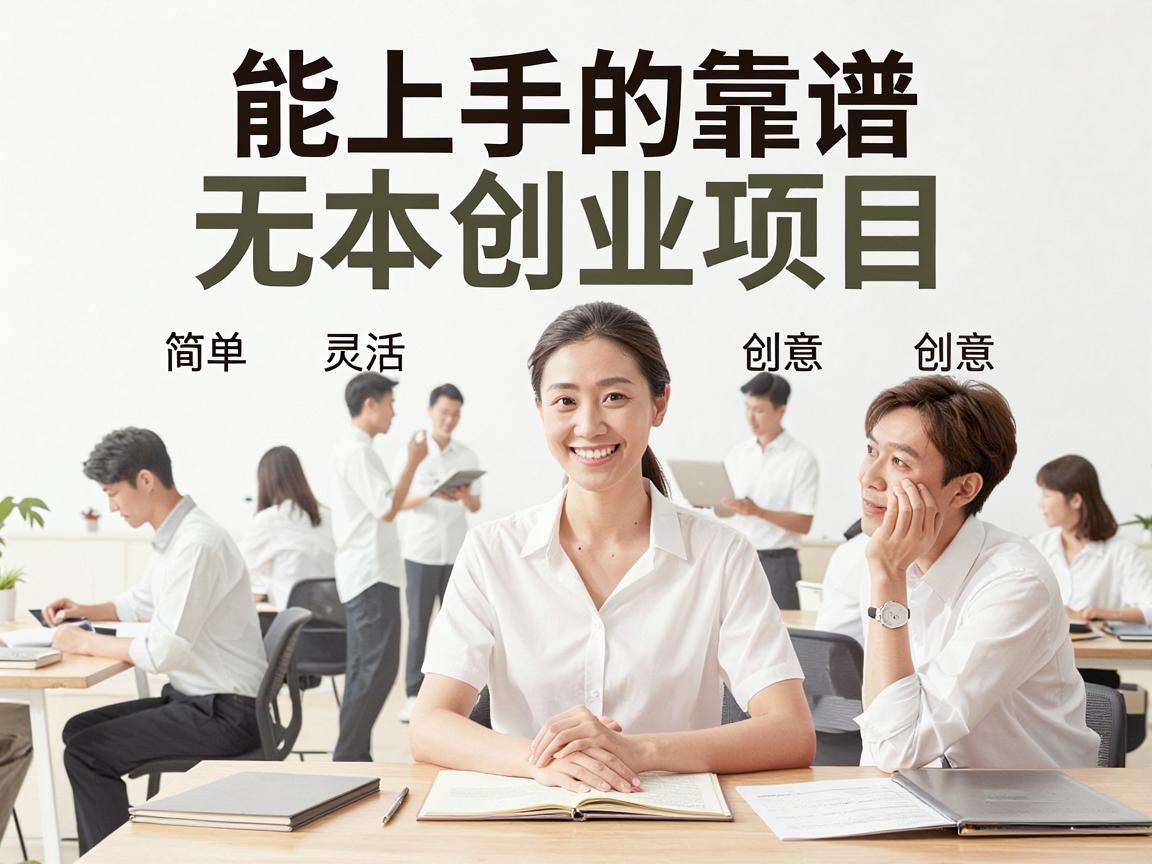 普通人能上手的靠谱无本创业项目都有哪些可选方向