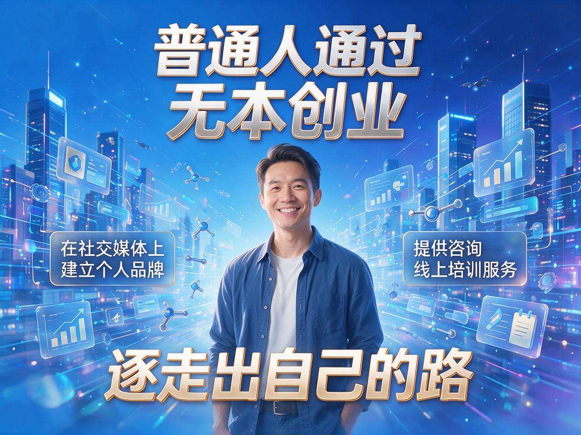 普通人没有启动资金真的能靠无本创业闯出自己的路吗