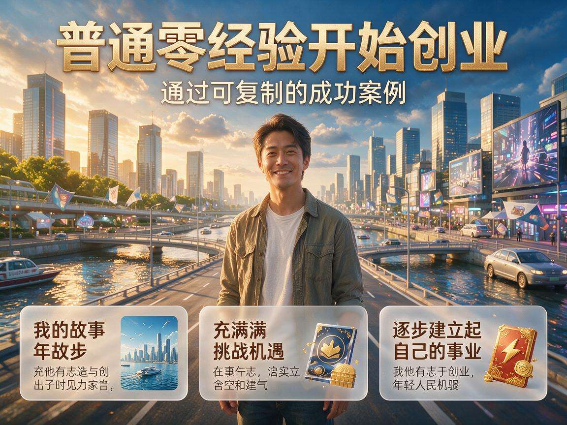 普通年轻人零经验个体创业有哪些可复制的成功案例