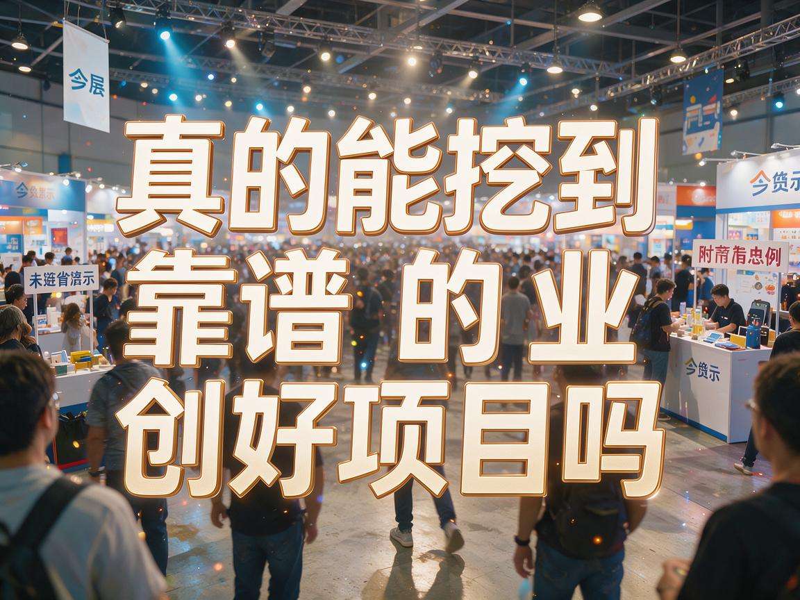 普通人去参展真的能挖到靠谱的创业好项目吗