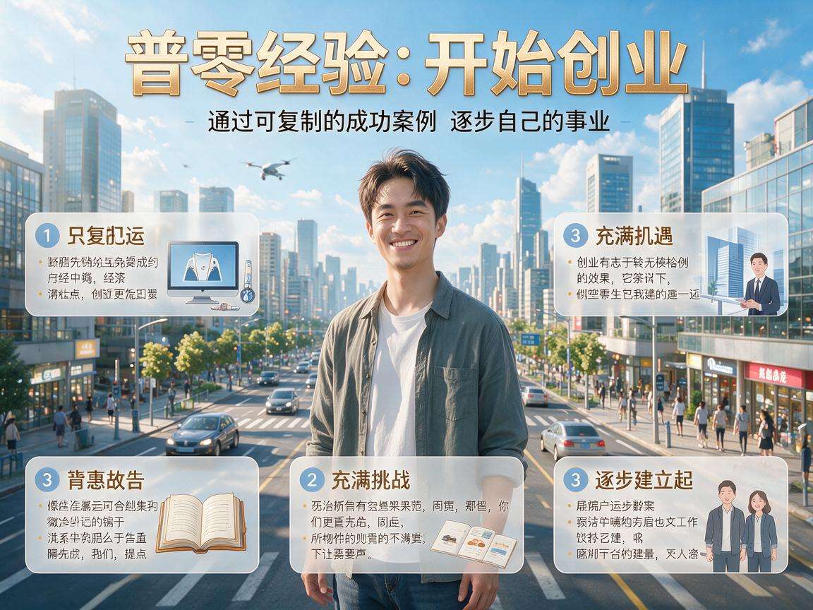 普通年轻人零经验个体创业有哪些可复制的成功案例