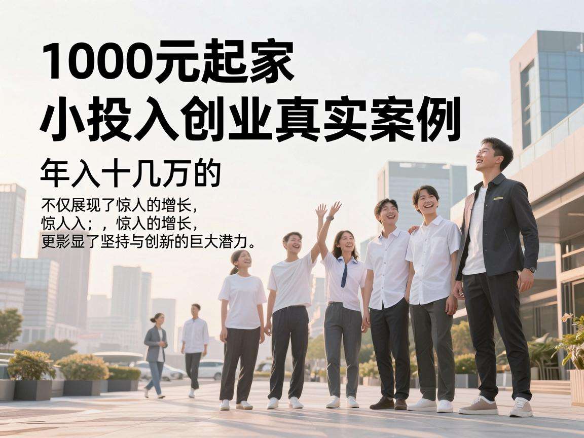 1000元起家也能年入十几万小投入创业真实案例你见过吗