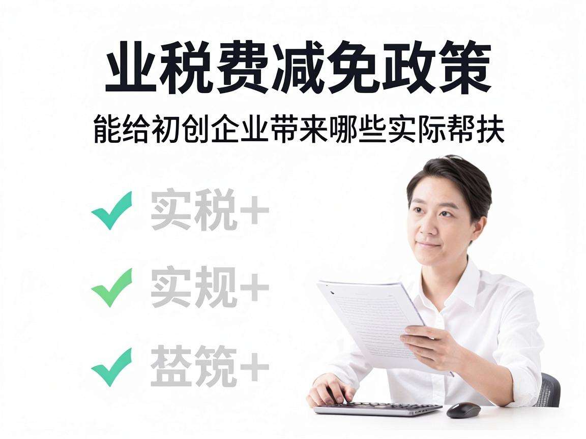 创业税费减免政策能给初创企业带来哪些实际帮扶