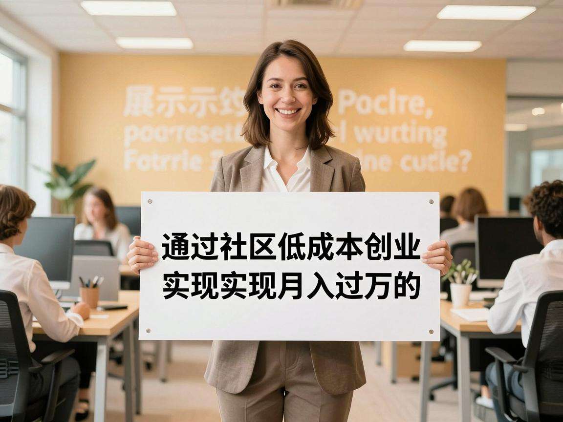 普通上班族靠社区低成本创业案例真的能实现月入过万吗