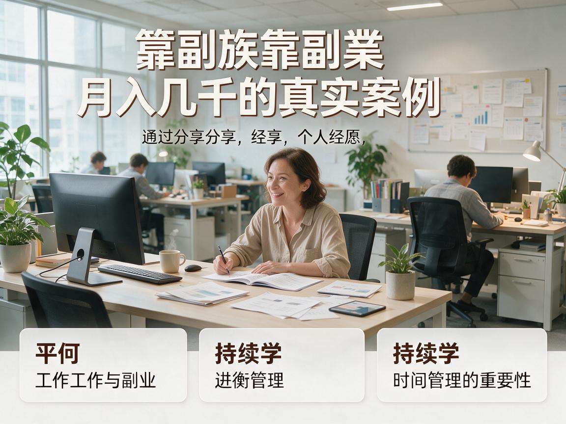 普通人靠副业月入几千的真实案例有哪些可复制经验