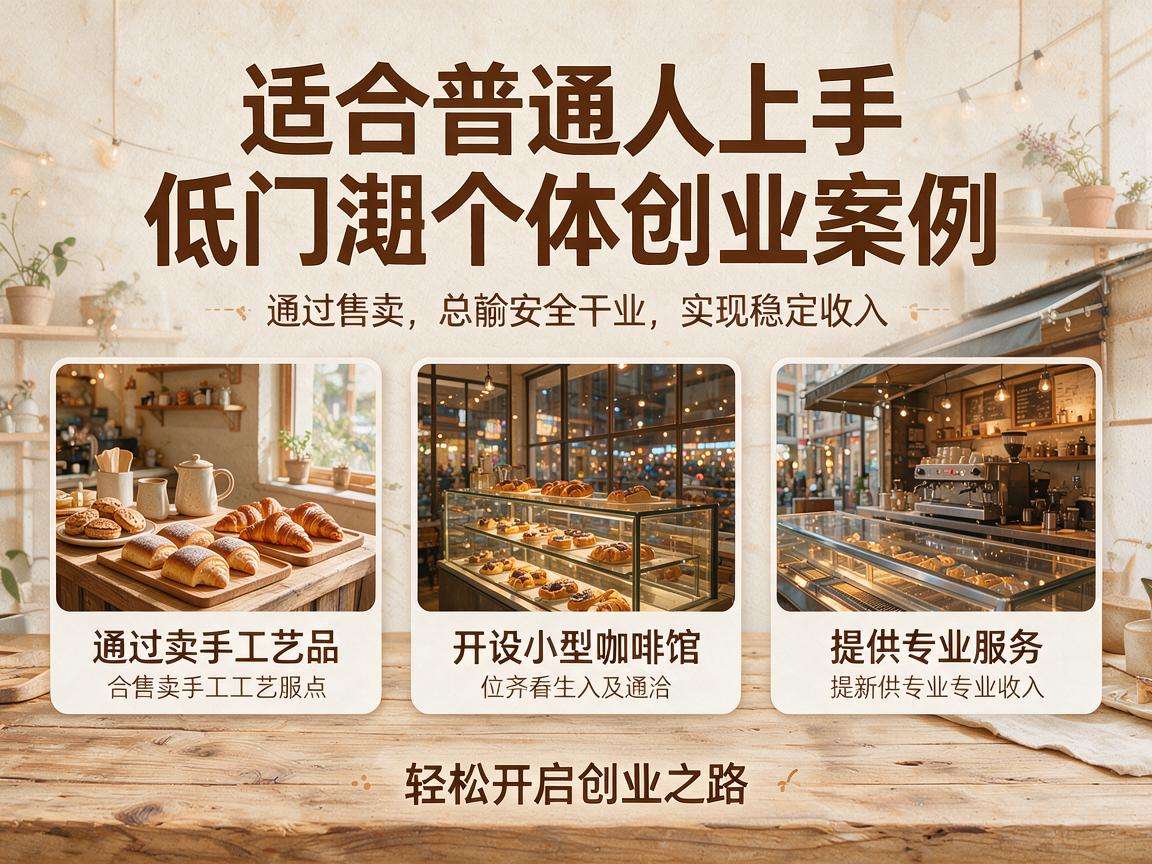 有哪些适合普通人上手的低门槛个体创业案例可供参考