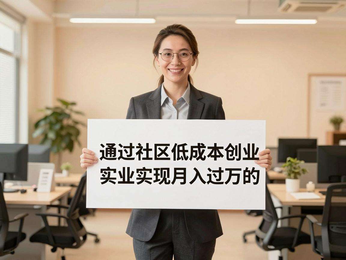 普通上班族靠社区低成本创业案例真的能实现月入过万吗