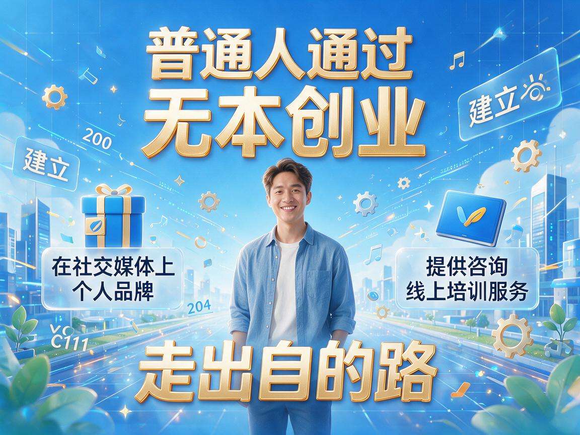普通人没有启动资金真的能靠无本创业闯出自己的路吗
