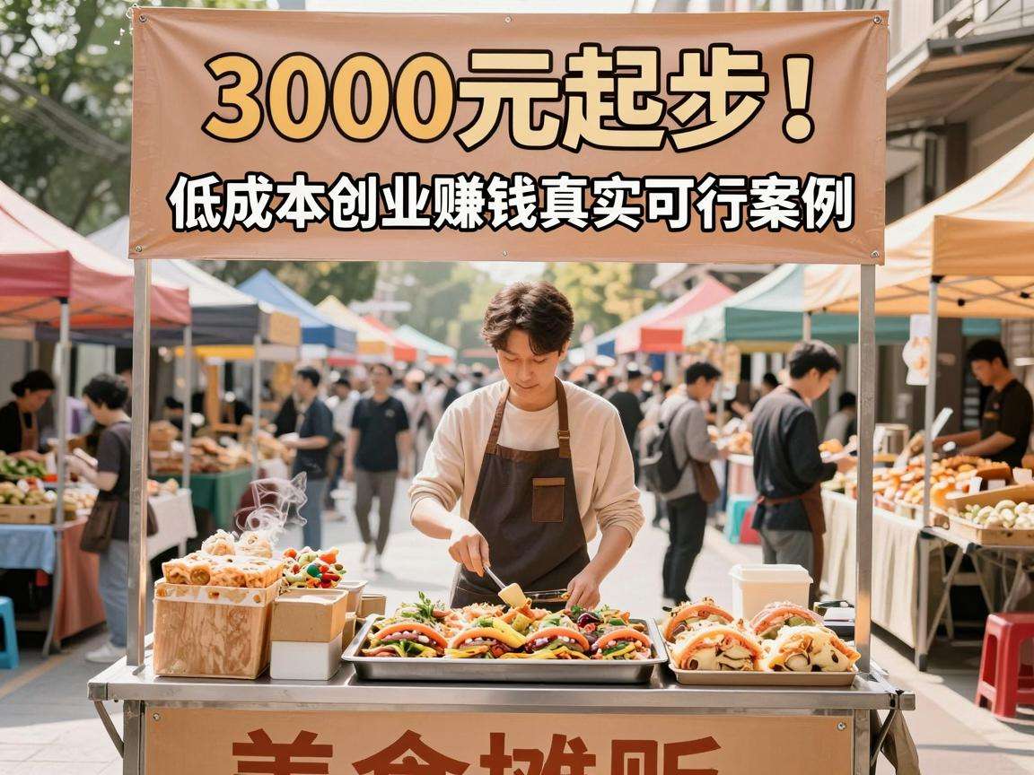 普通人3000元起步低成本创业赚钱有哪些真实可行案例