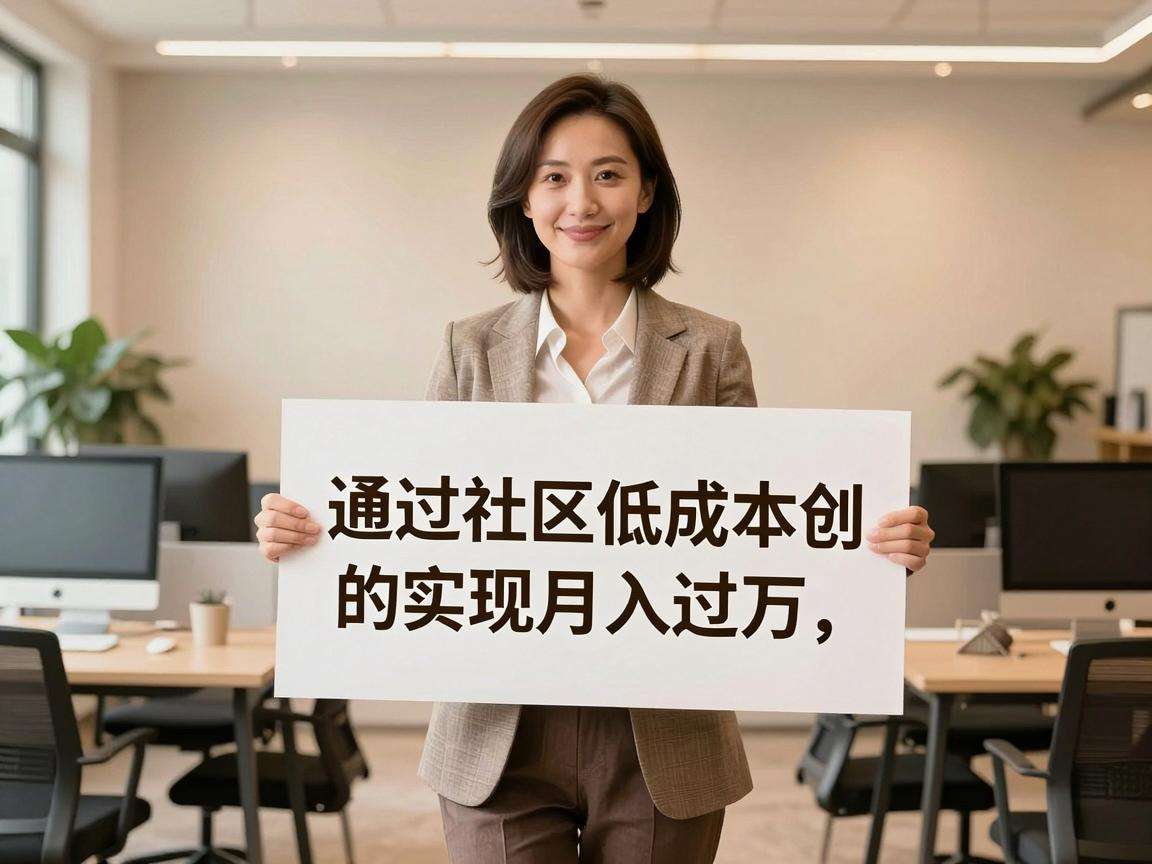 普通上班族靠社区低成本创业案例真的能实现月入过万吗