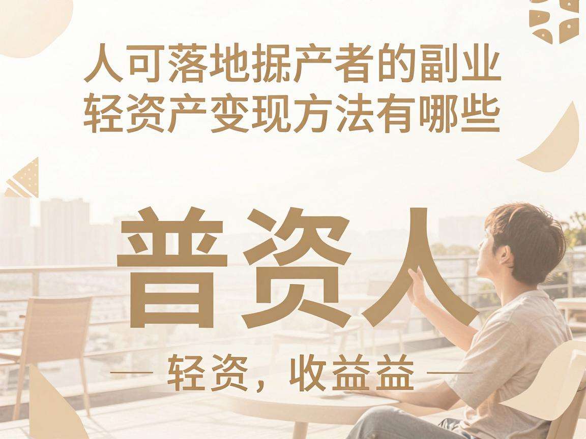 普通人可落地的副业轻资产变现方法有哪些