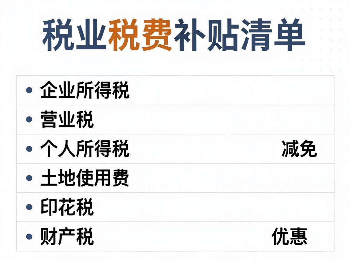 大学生创业可申请的税费补贴具体包含哪些扶持内容